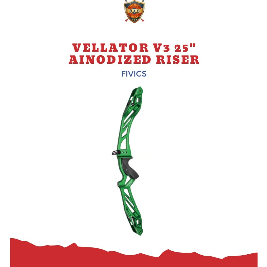 RISER FIVICS VELLATOR 25 ANODIZED GREEN