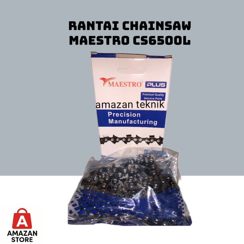 Rantai Chainsaw 22 Inch 38T Maestro / Rantai Mesin Potong Gergaji Kayu Chainsaw 22 Inch 38T Maestro