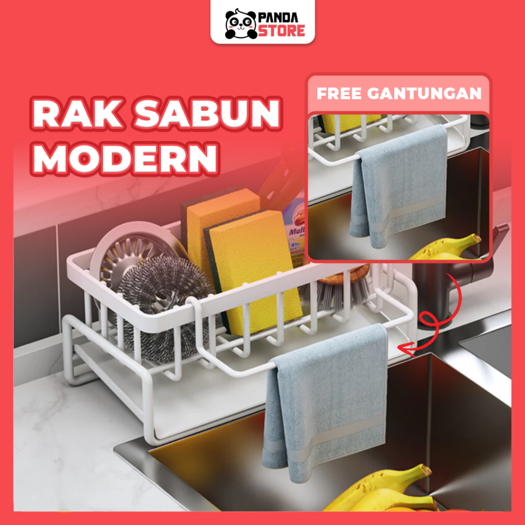 Rak Wastafel Cuci Piring Tempat Spons Cuci Piring Rak Cuci Piring Wastafel Rak Spons Cuci Piring