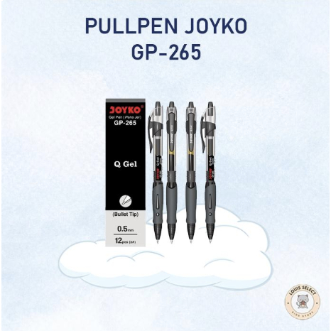 

Pulpen Gel Pen Cetek JOYKO GP-265 | Harga Grosir (1kotak12pcs) | Pulpen Tinta Joyko