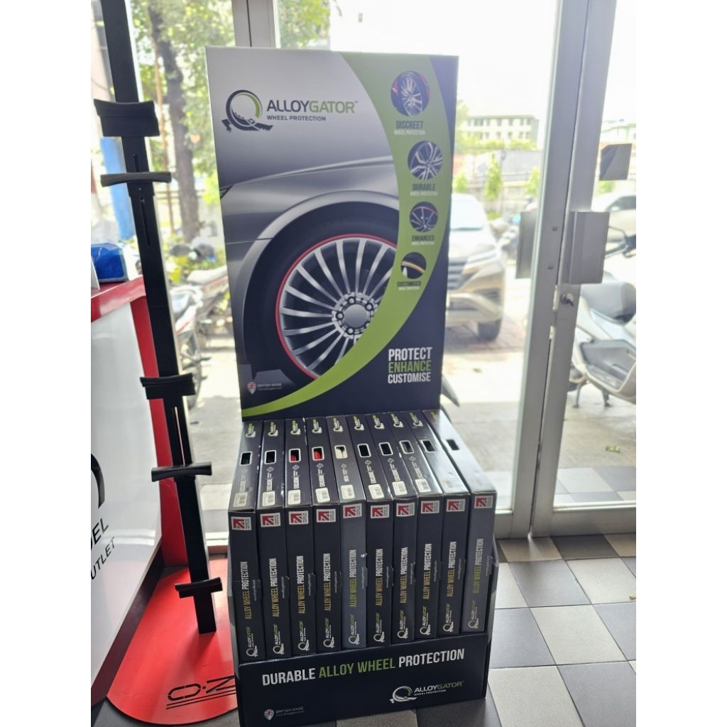 Alloygator pelindung velg dari grepes, lecet