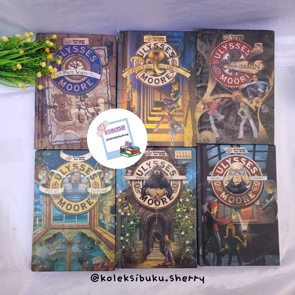 (Original) Ulysses Moore (Pintu Waktu, Peta yang Hilang, Rumah Cermin, Pulau Topeng, Penjaga Batu)