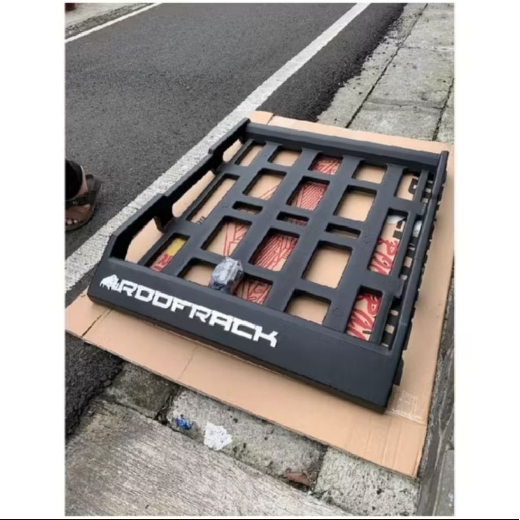 RAK ROOFRACK ROOF RACK ATAP BAGASI MOBIL UNIVERSAL ABS KOMBINASI BESI SUNRISE PEGASUS MUDIK LEBARAN 