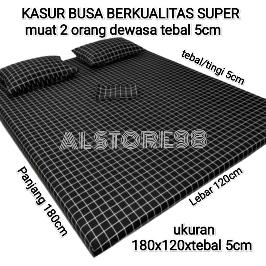 kasur busa BERKUALITAS super awet anti kempes uk180x120x5cm muat 2 orang