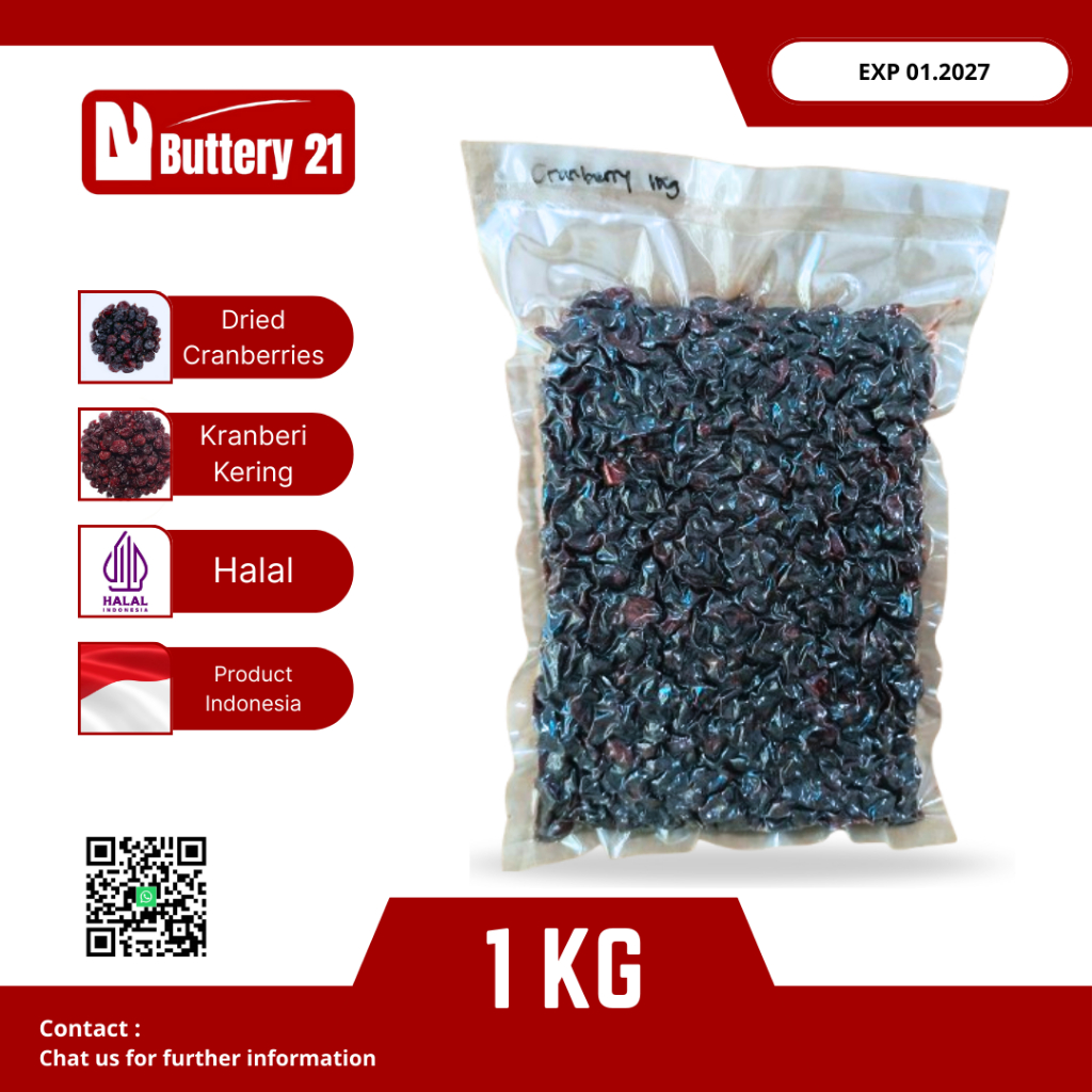 

BUAH CRANBERRY DRIDE 1 KG/CRANBERRY KERING/CRANBERRIES/CRAN BERRY