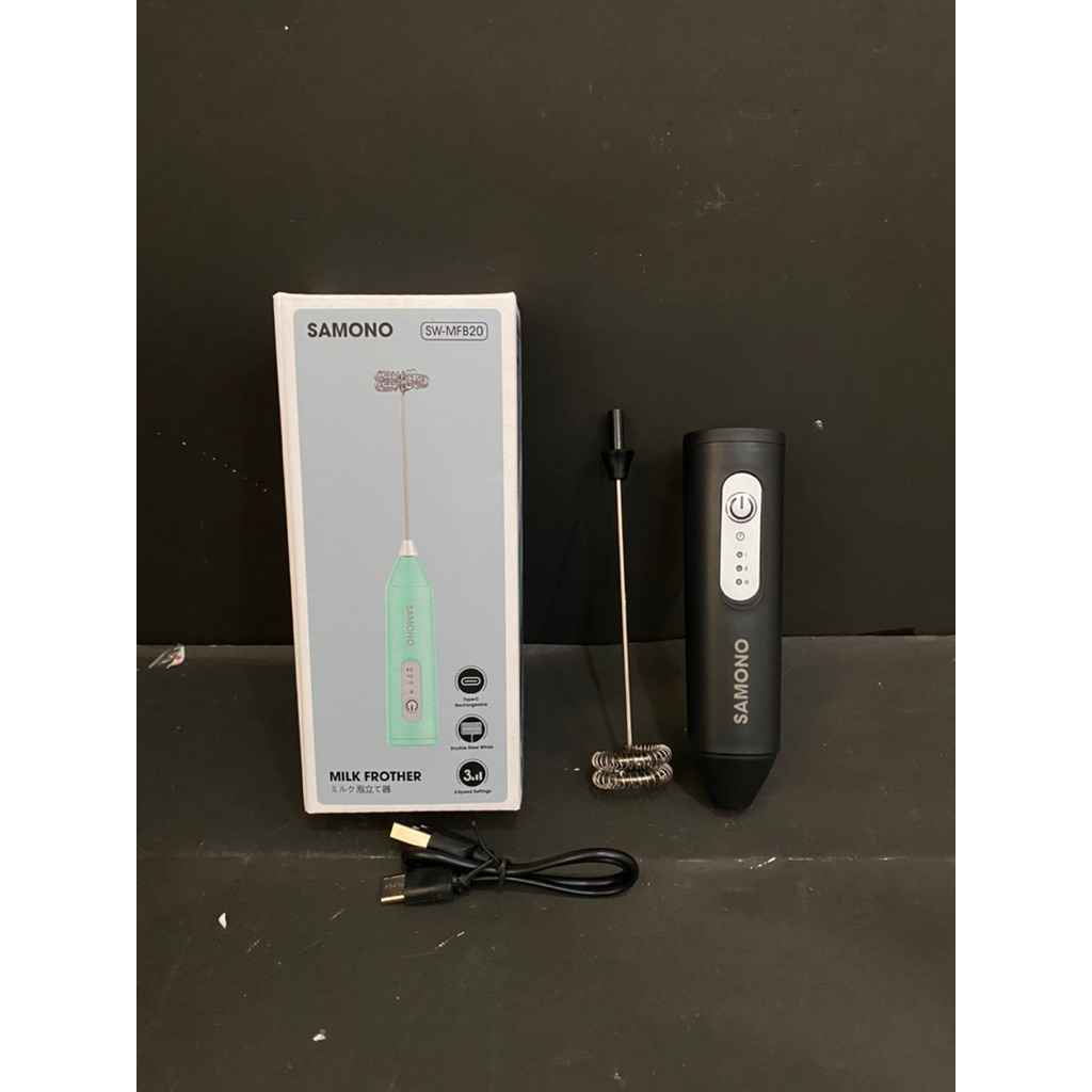 Hand Mixer Mini/Pengocok Telur/Milk Frother Electric Charger Tanpa Kabel Samono MFB20