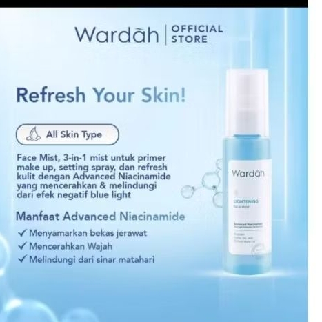 WARDAH SETTING SPRAY MAKE UP