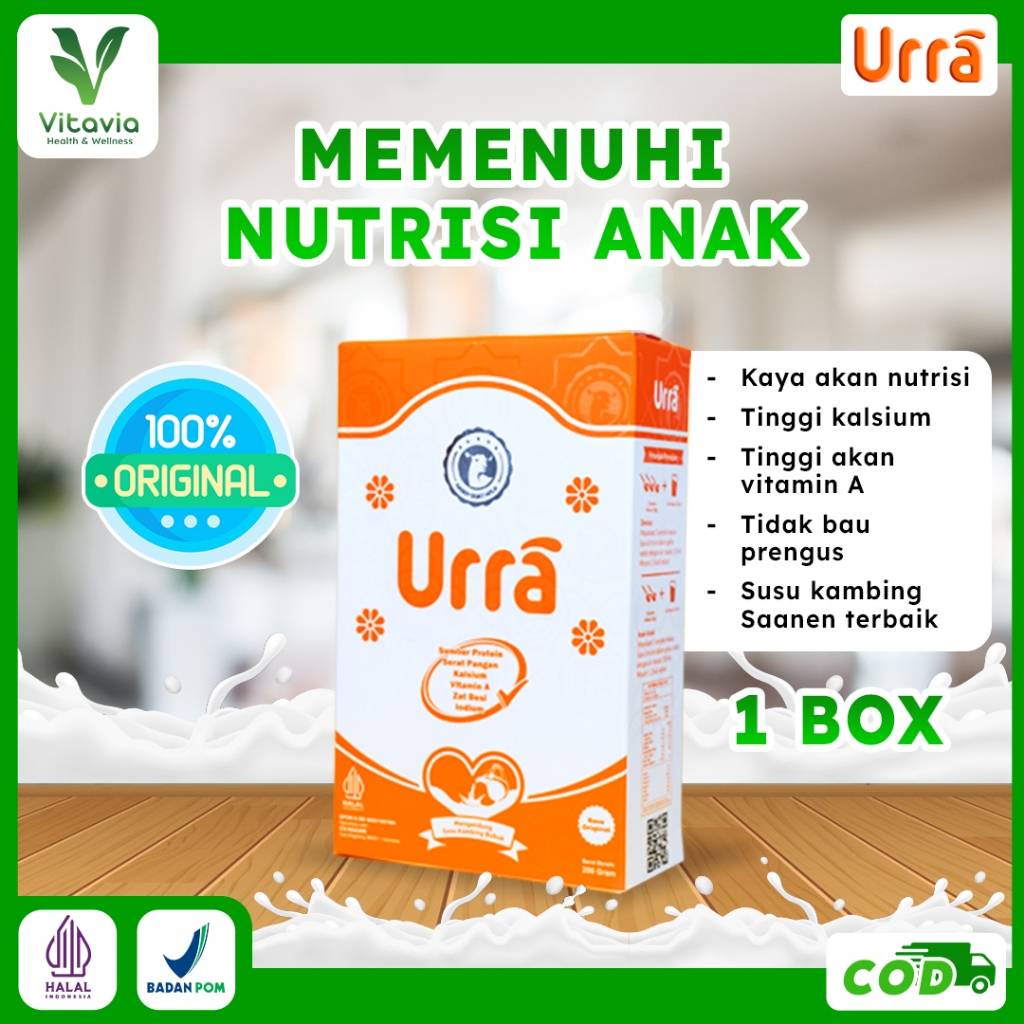 

Susu Urra 1 Box | Susu Kambing Saanen Premium - Penuhi Nutrisi dan Gizi Anak