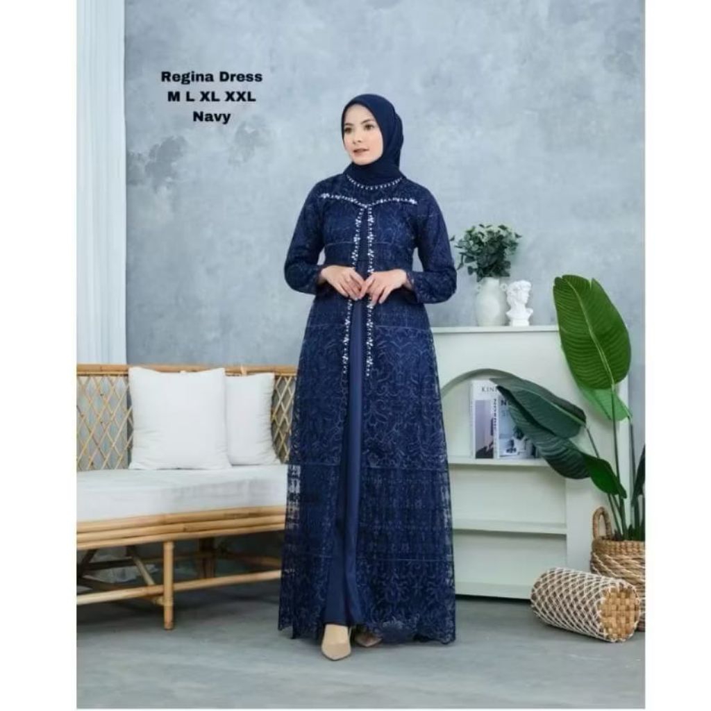 GAMIS REGINA DRESS TERBARU / DRESS KONDANGAN / GAMIS TERBARU