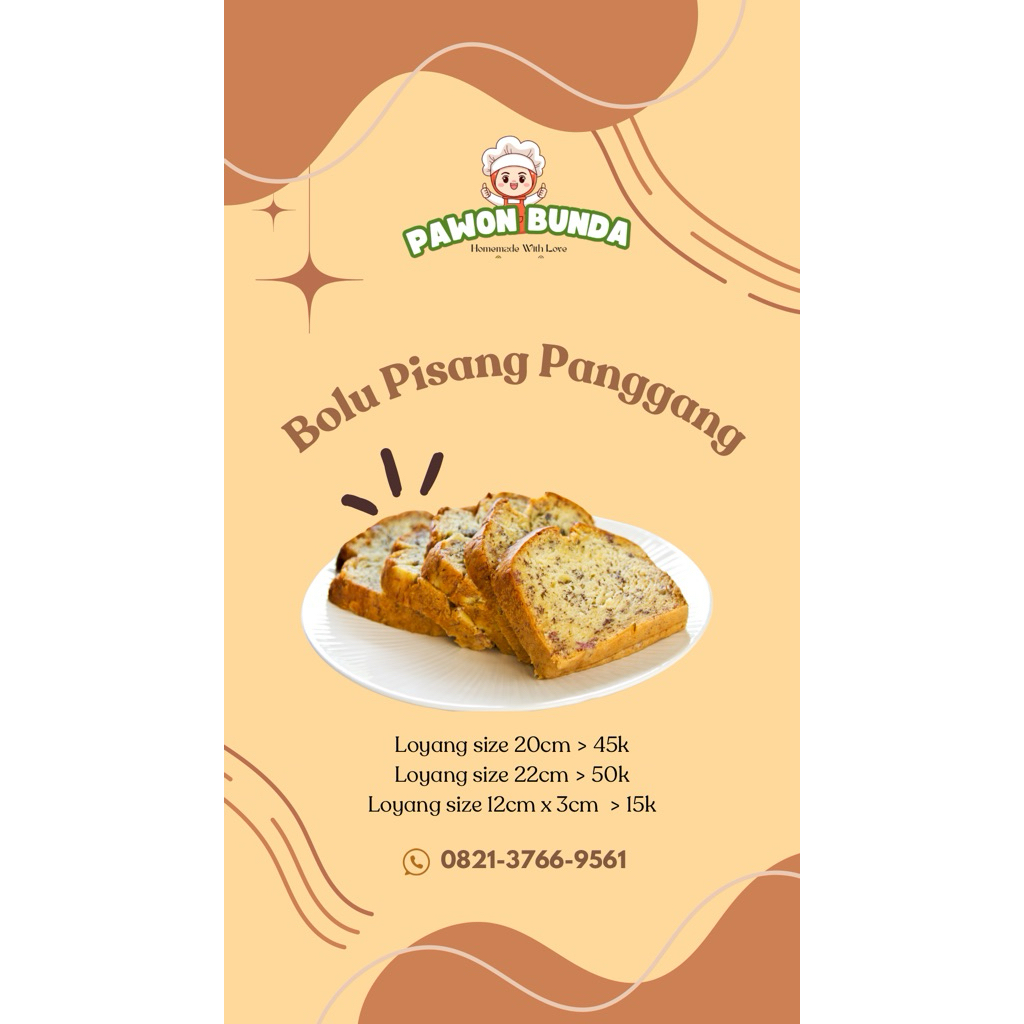 Bolu Pisang Panggang
