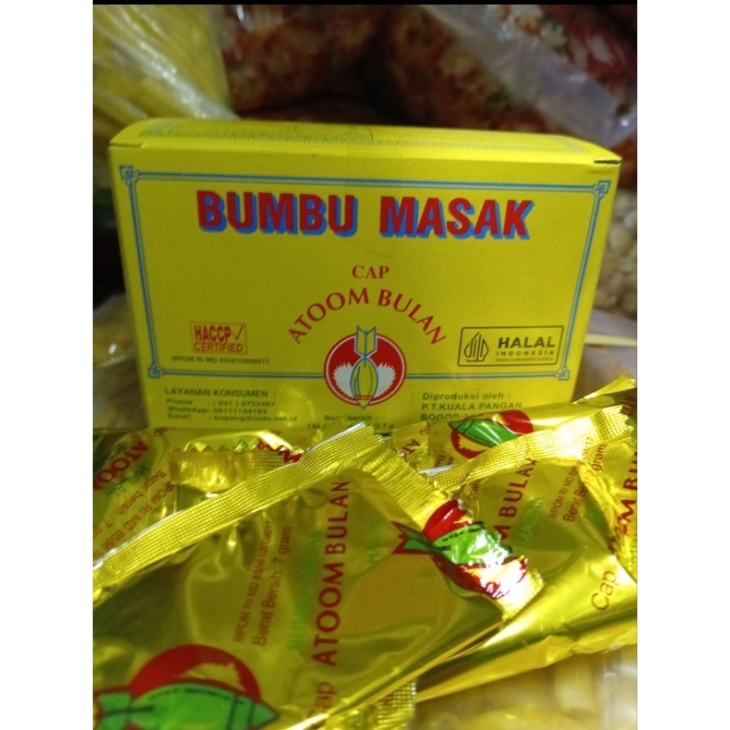 

Atom bulan 1 dus isi 20 pcs