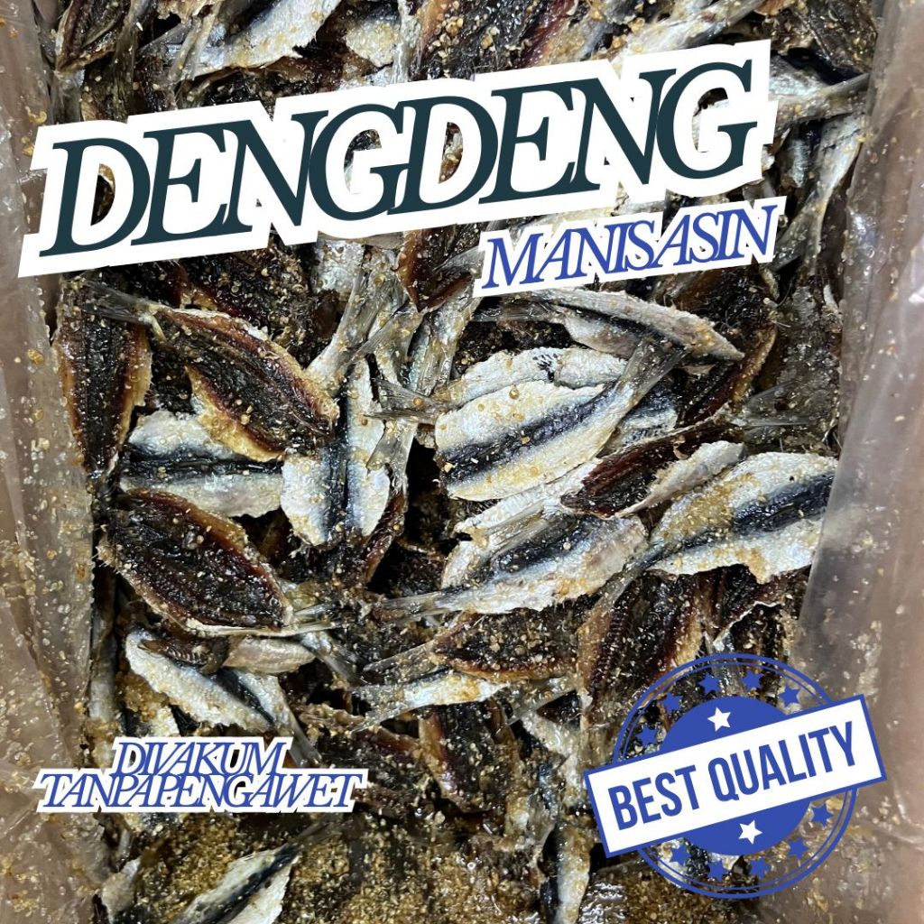 

DENDENG KERE Ikan Asin Manis Kemasan Vakum Higienis Siap Kirim