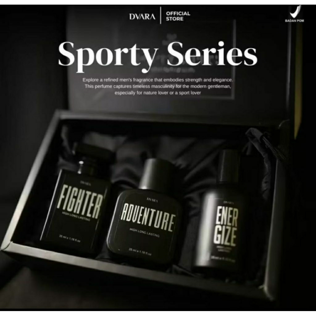 DVARA SPORTY SERIES HIGH LONG LASTING 12 HOURS PARFUM PREMIUM ORIGINAL 50ML MEWAH TAHAN LAMA
