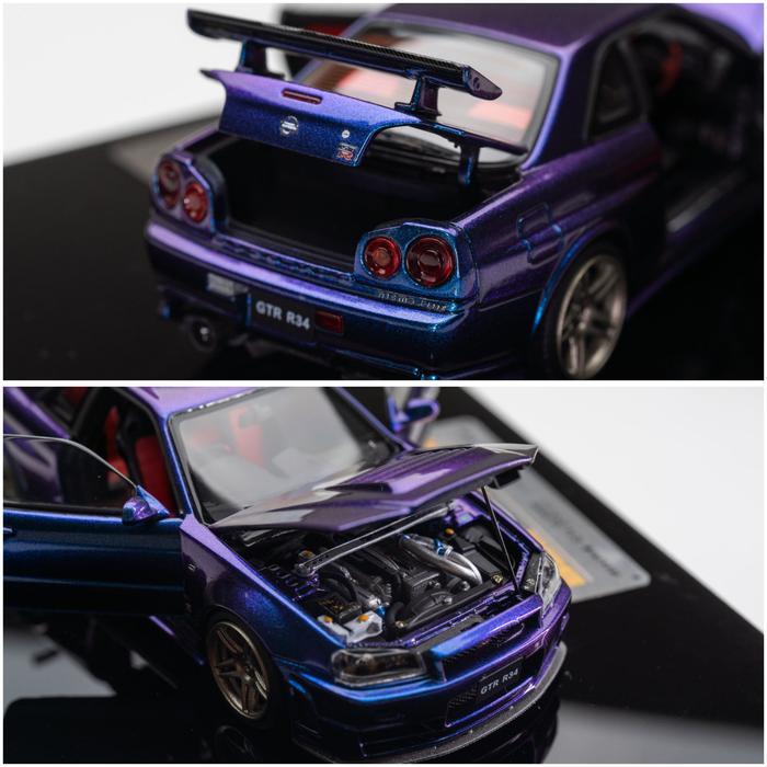 1/43 PGM NISSAN GTR R34 Z-TUNE UNGU