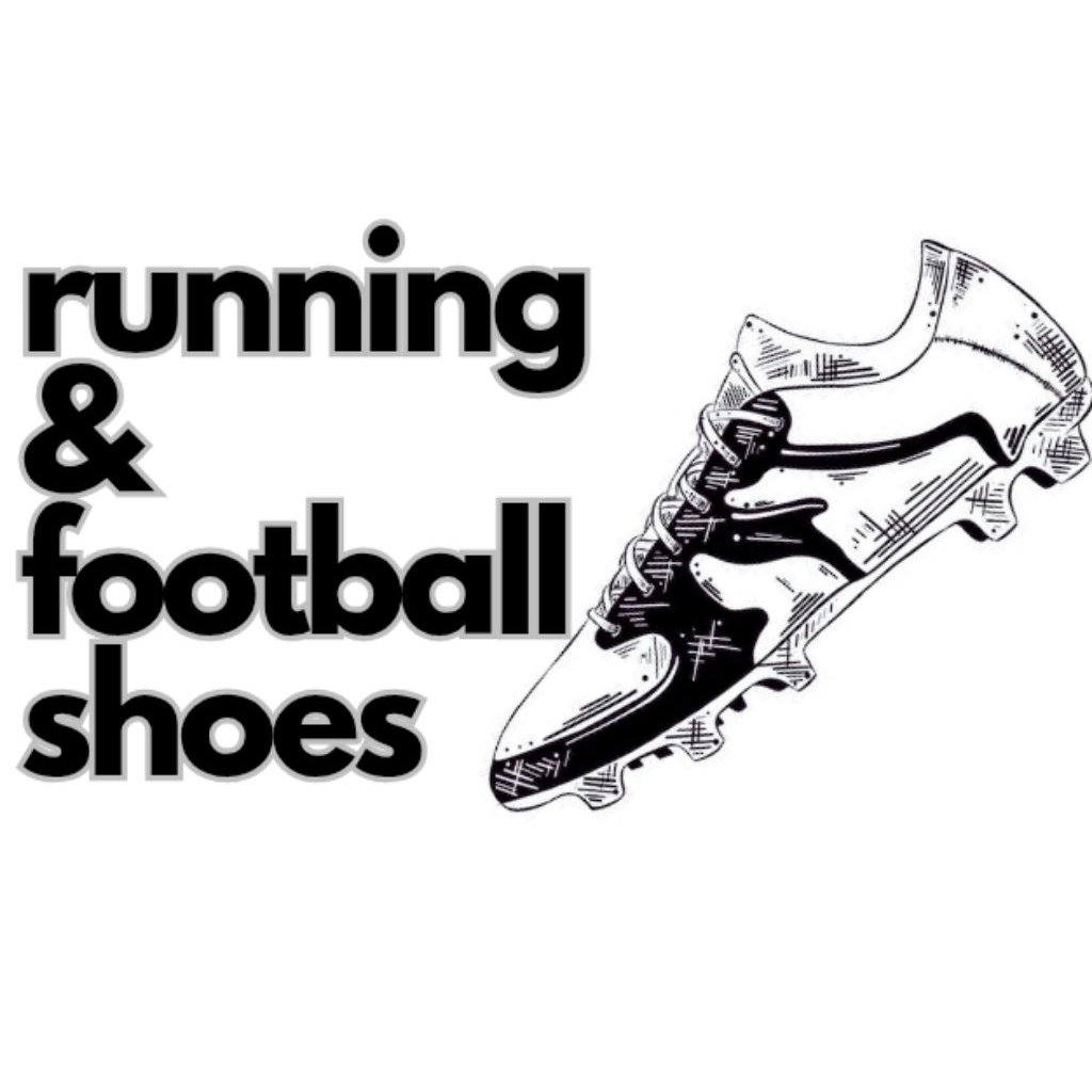 running & football shoes