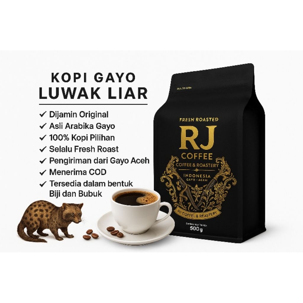 

luwak liar asli Gayo Aceh