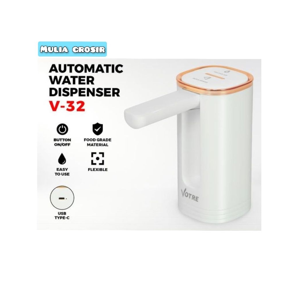 Pompa Galon Votre Pompa Elektrik V32 Usb Type C