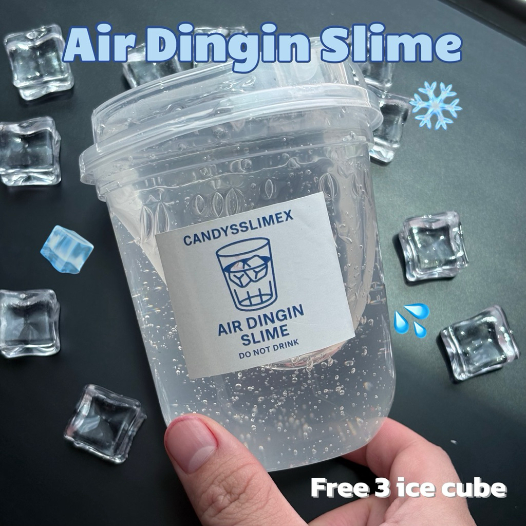 Air Dingin Slime By Candysslimex | Clear Slime | Slime Bening | Slime Minuman Viral | Mainan Anak