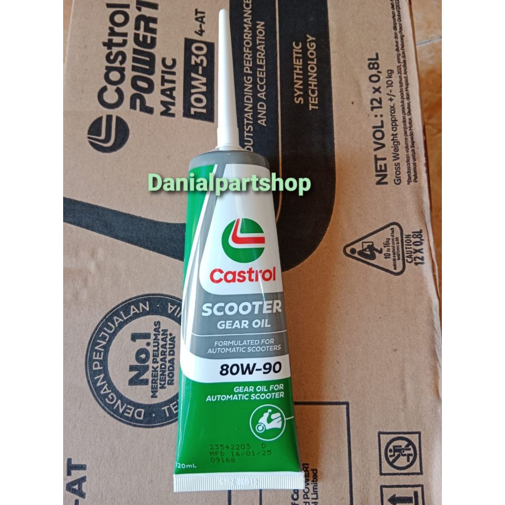 OLI GEAR /OLI GARDAN MOTOR SCOOTER MATIC CASTROL SCOOTER MATIC CASTROL SCOOTER GEAR (100% ORI)