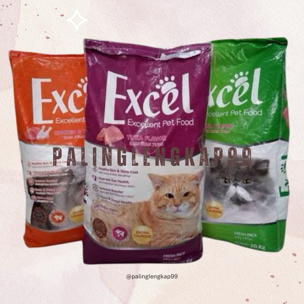 EXCEL 20KG - MAKANAN KUCING EXCEL 20KG KARUNG