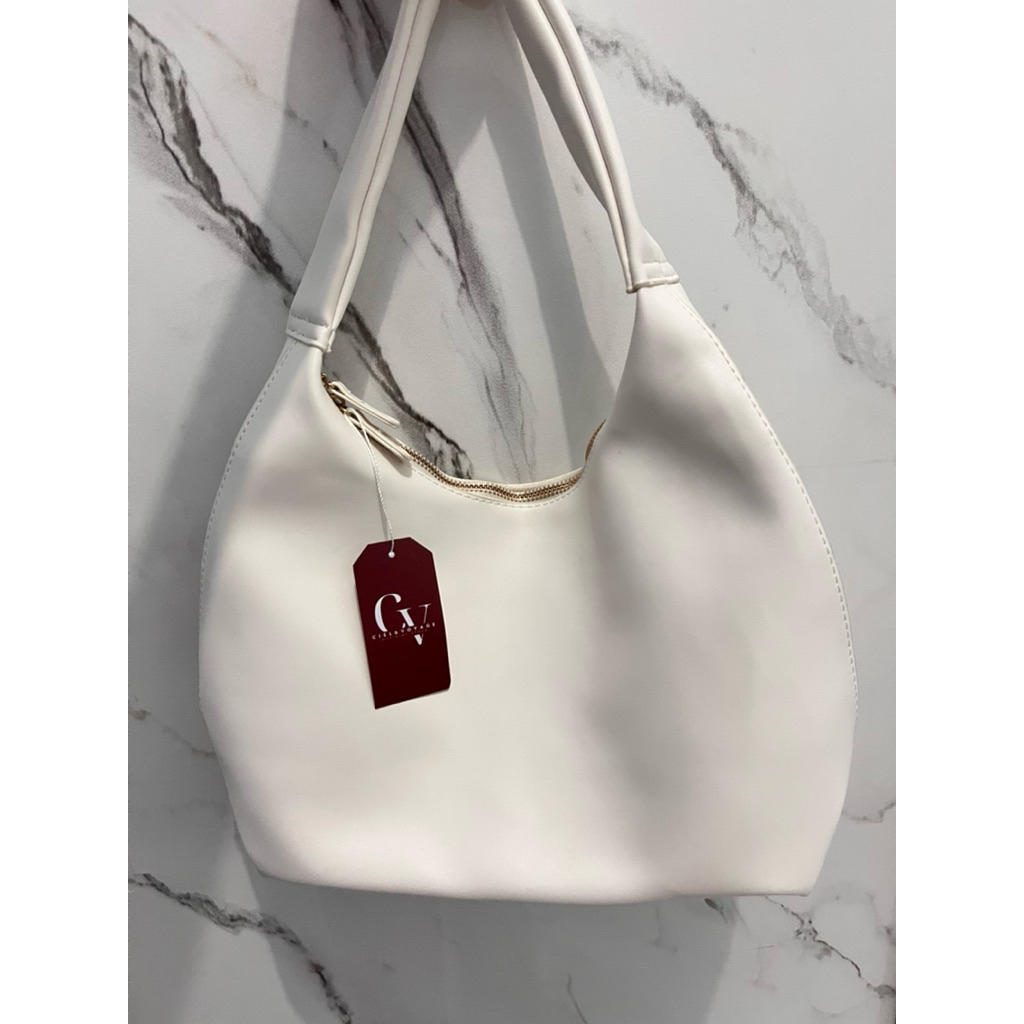 Tas Totebag Alba White Ciel Voyage Original