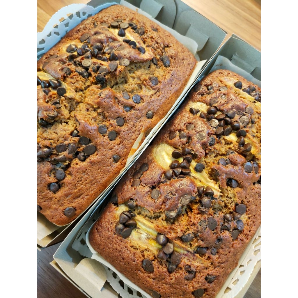 

Premium Chocolate Chips Banana Cake Loaf