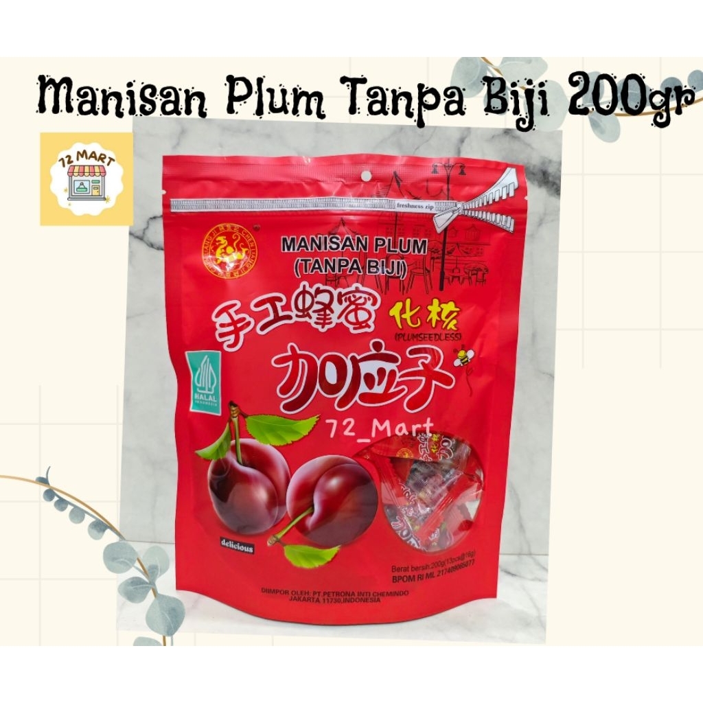 

CLJ Manisan Plum Tanpa Biji 200gr