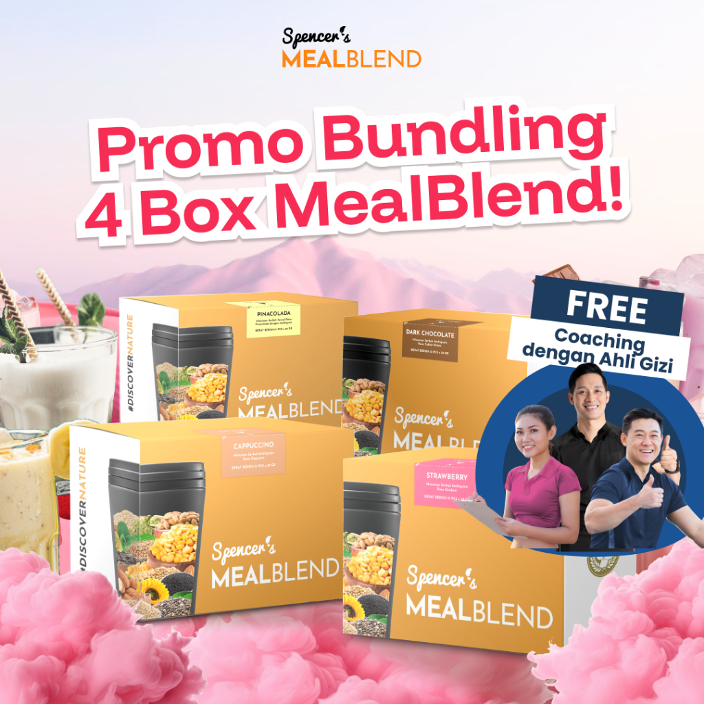 

Spencer's MealBlend - Meal Replacement Solusi Langsing (100% ORIGINAL) Spencers Meal Blend Spencer Minuman Fiber Serat Pelangsing Diet Spenser Palembang