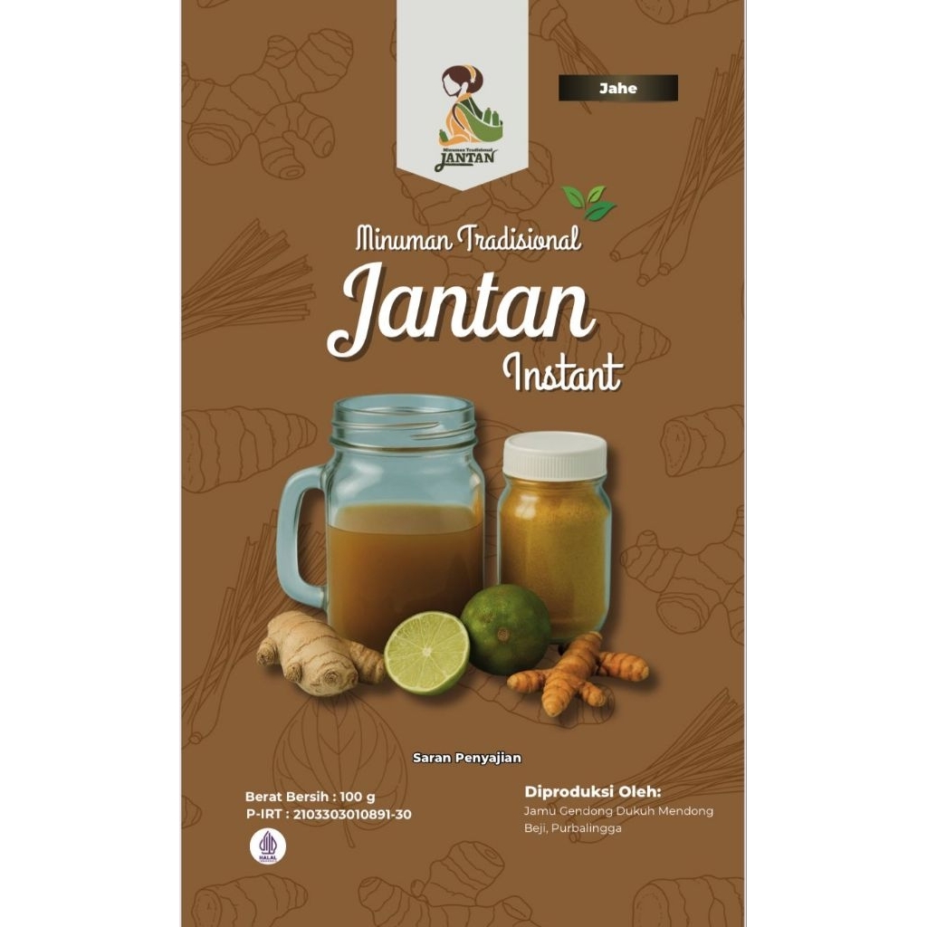

Jamu Serbuk Rasa Jahe 100gr