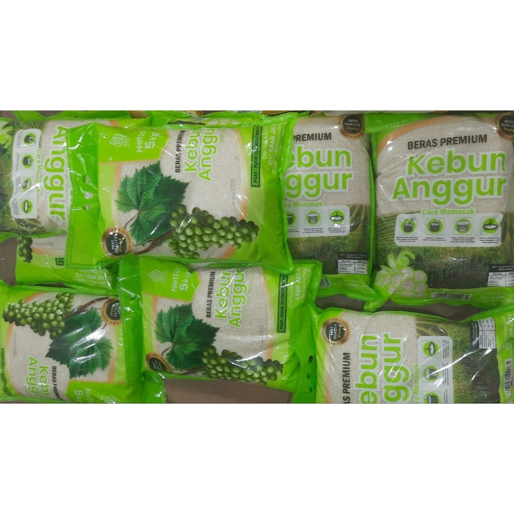 

Beras Kebun Anggur Hijau 5kg