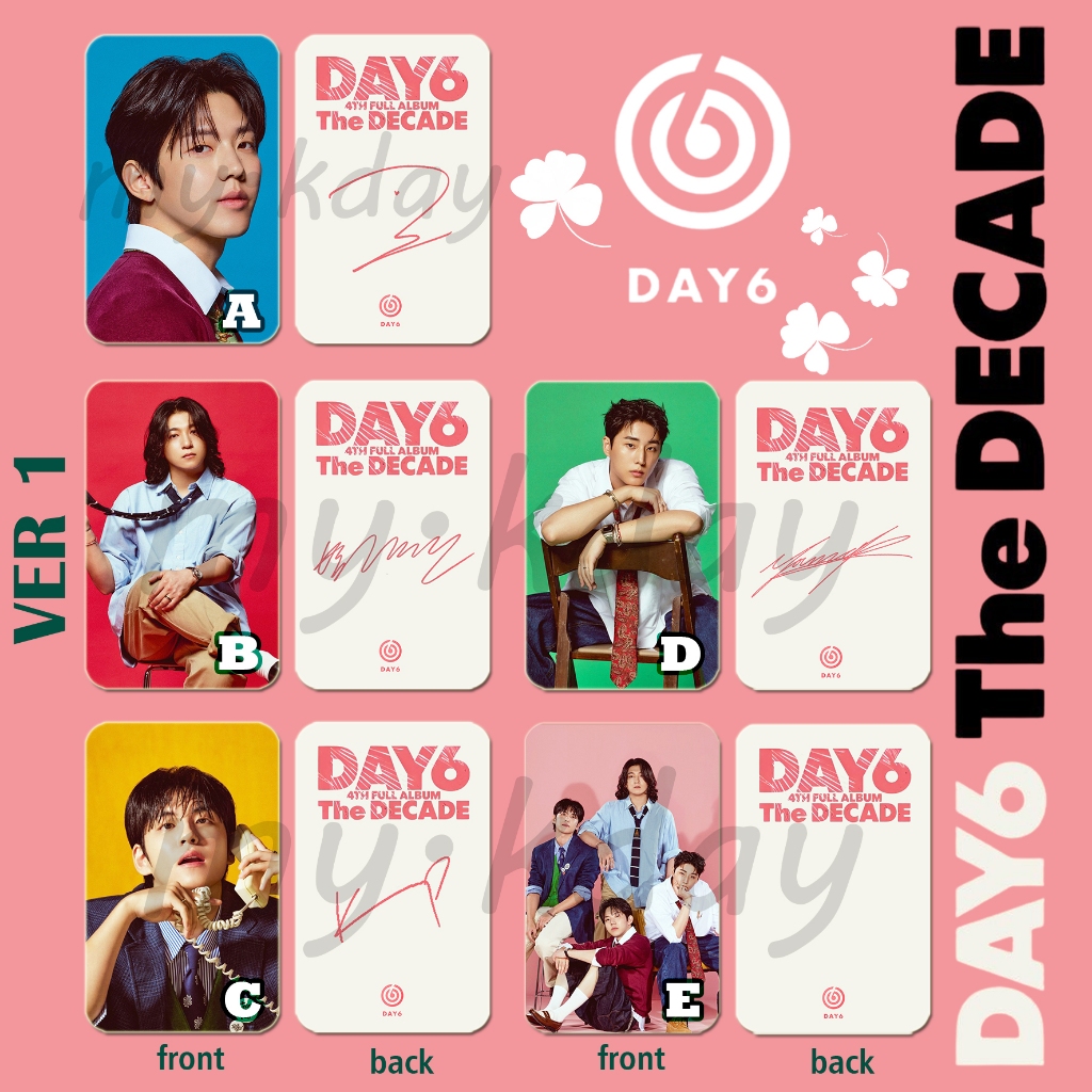 PC-2024, Unofficial Photocard DAY6 The Decade 2 sisi