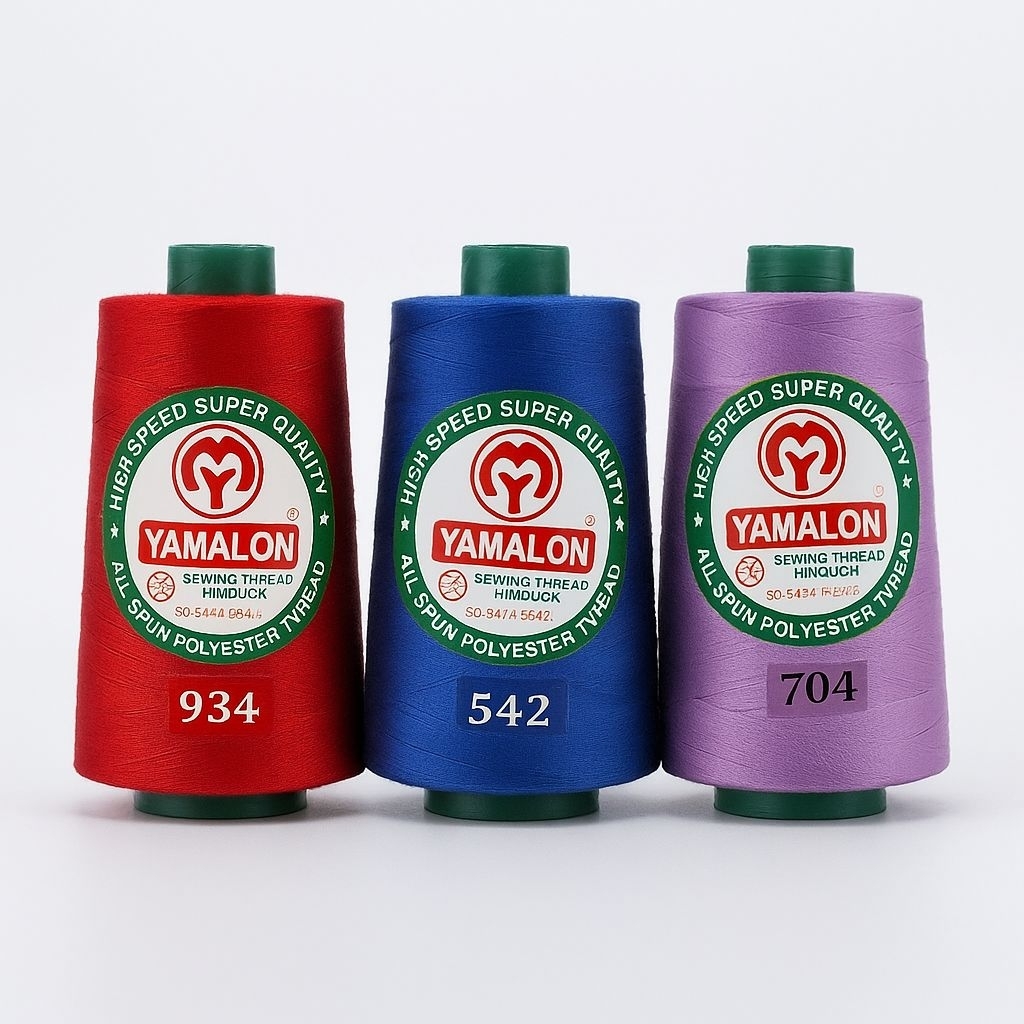 YAMALON Benang jahit konveksi 500 meter warna lengkap
