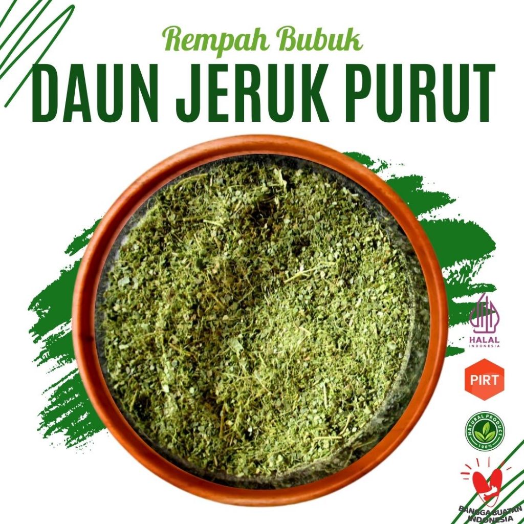 

Daun Jeruk Purut / Sambal (Bubuk Kasar) Rempah Herbal Organik