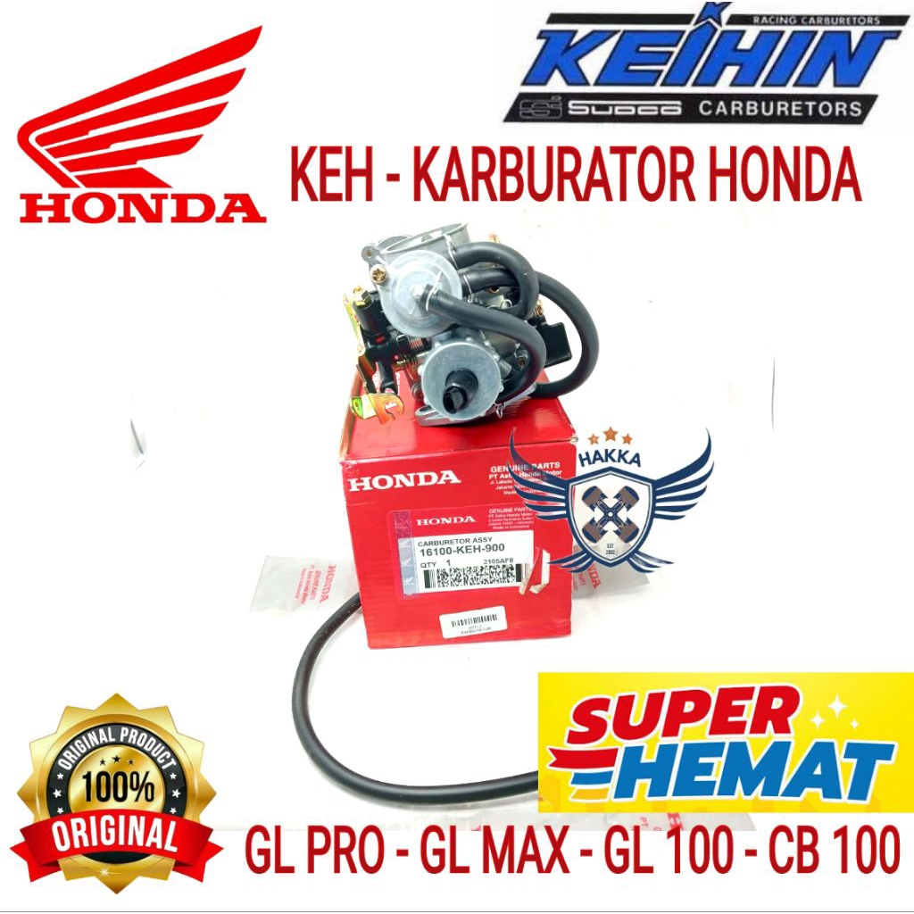 KEH ORIGINAL KARBURATOR HONDA GL PRO, KARBURATOR HONDA GL MAX, KARBURATOR HONDA GL 100, ORIGINAL KAR