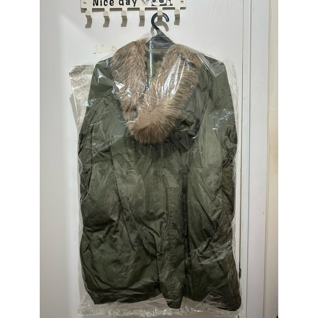 [preloved] Coat Jaket musim dingin winter Hijau merk Old Navy nyaman teruji dibawah 0 derajat bersih