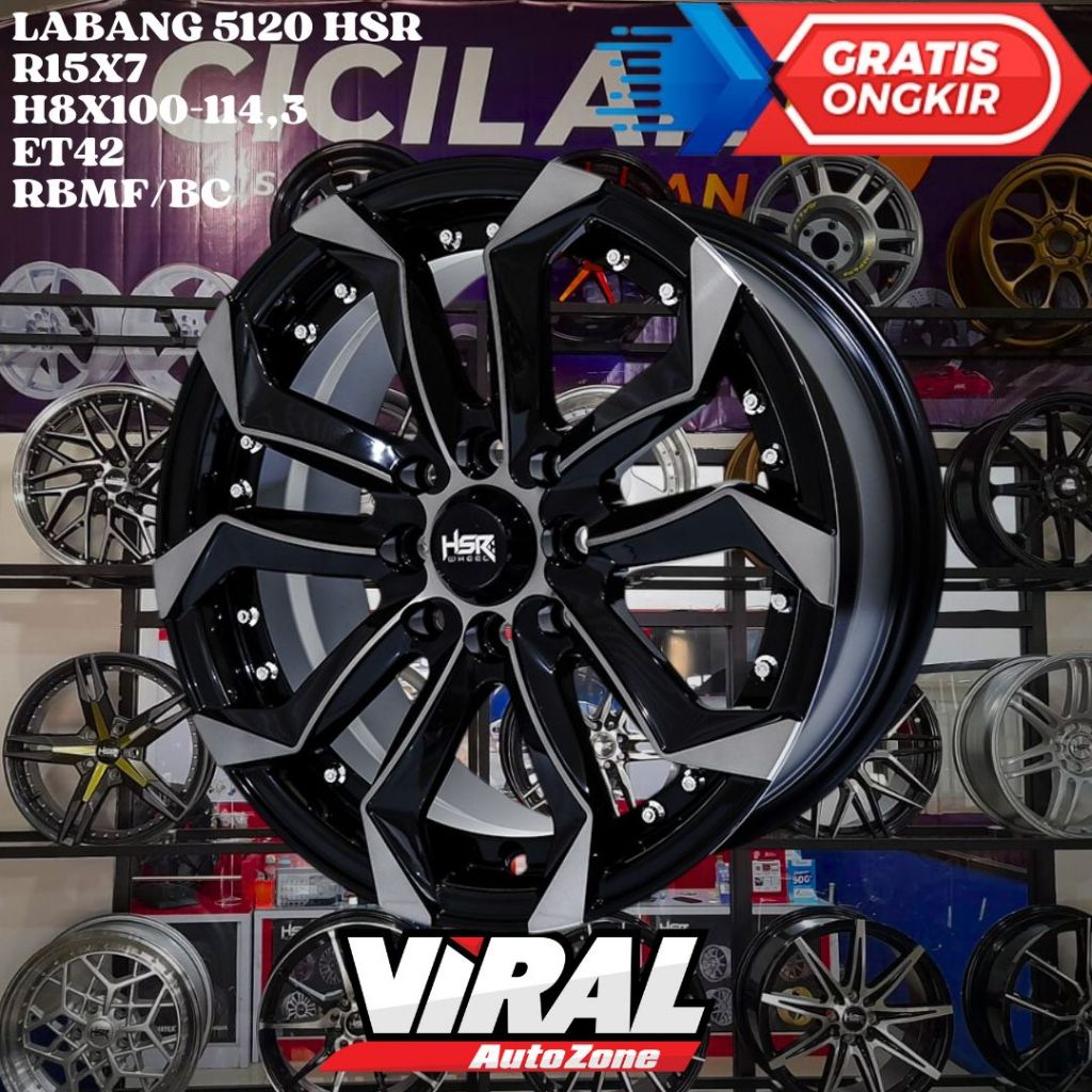 VELG HSR LABANG RING 15 R15 COCOK UNTUK AVANZA , XENIA , CALYA , SIGRA