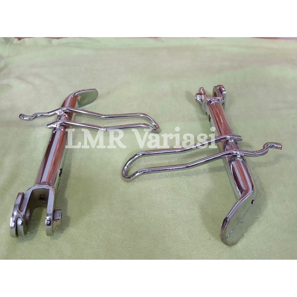 Sidestand Vespa matic Warna chrome Sprint Primavera LX S V iget/ Standar Samping Vespa matic..