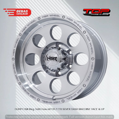 Velg Lebar 8 Inch Mobil Pajero Fortuner R16 HSR DUFFY Mickey Thompshon Ring 16