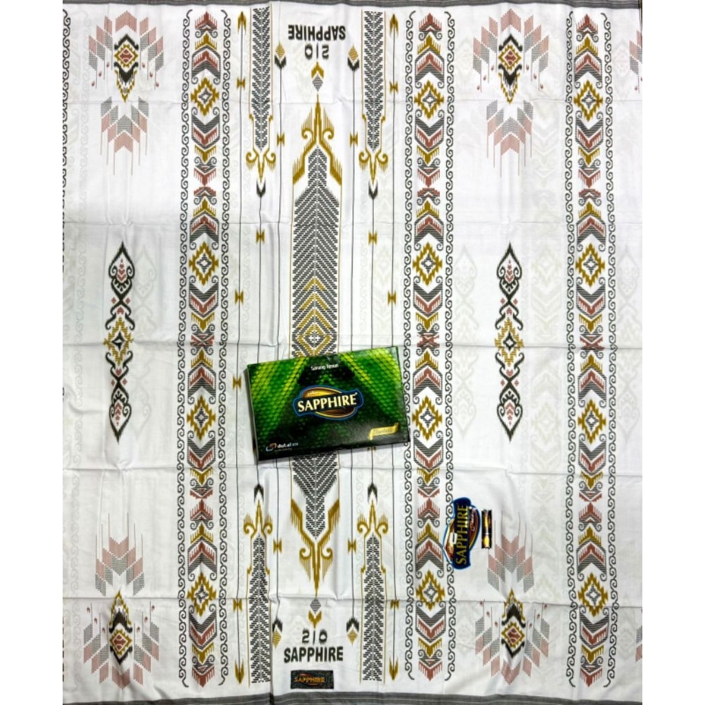 sarung sapphire kembang