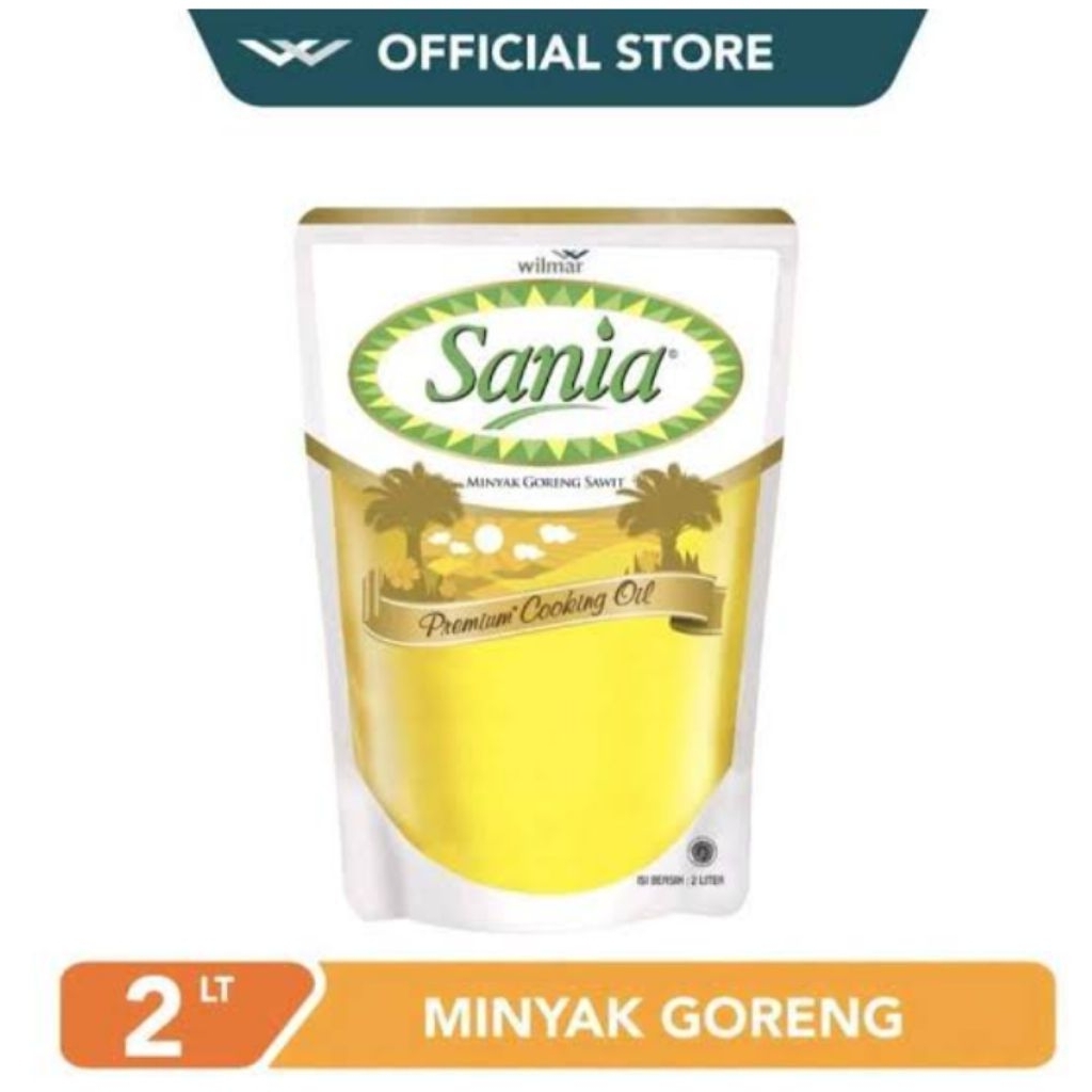 

Minyak goreng Sania kemasan 2 Liter X 2 Karton