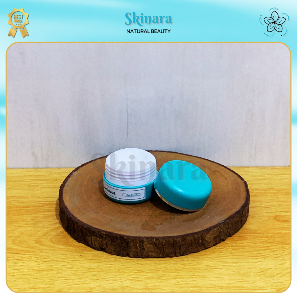 Night Cream HN Luminous Original - Krim Malam Pencerah Pelembab Perawatan Wajah