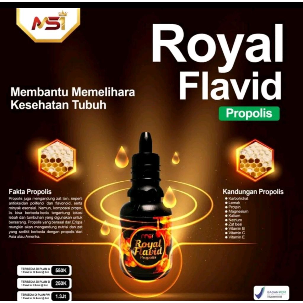 PRODUK MSI ROYAL FLAVID PROPOLIS ORIGINAL