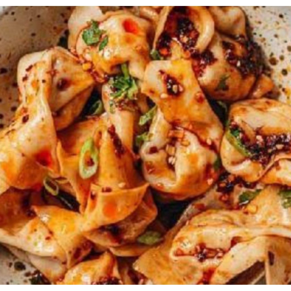 

Pangsit Chili oil Pangsit ayam chili oil froozen food