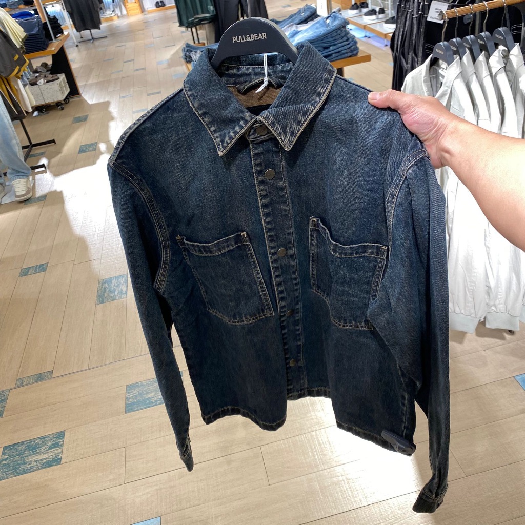 Jastipp. Kemeja Denim Outwear Pull&Bear (Man)