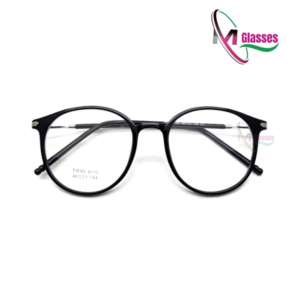 Frame Kacamata 8135, Gratis Lensa Minus Kacamata Antiradiasi Kacamata Ba..