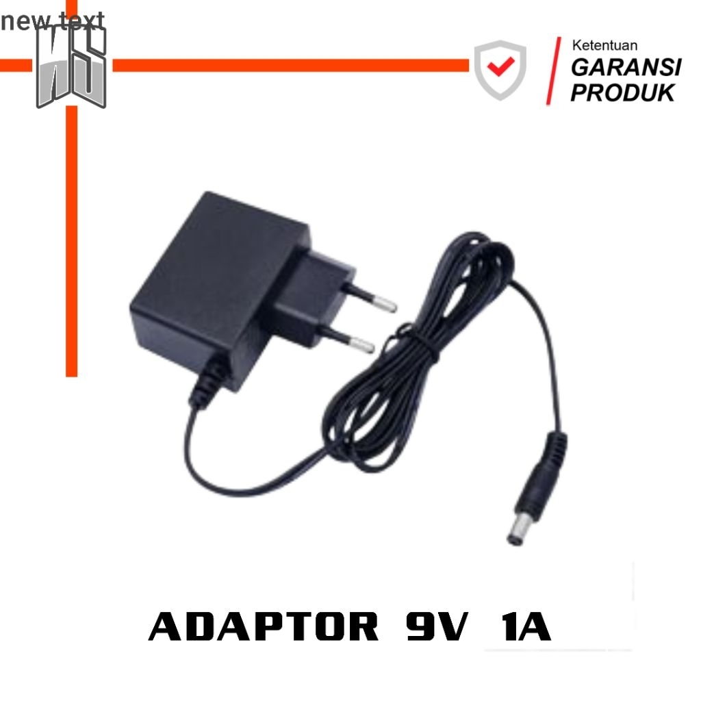 Adaptor 9 Volt 1 Ampere