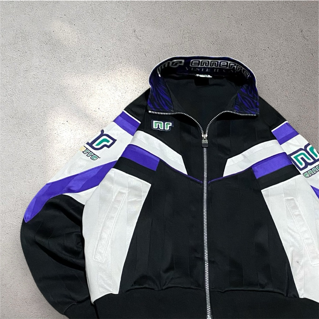 Tracktop Vintage Colorblock Multicolour Brand Ennerre