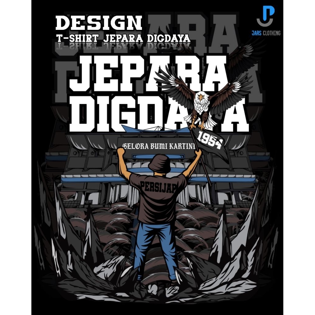 T-Shirt Jepara Digdaya - Kaos Bola - Kaos Casual - Kaos Supporter - Kaos Nribun - Kaos Ultras - Kaos
