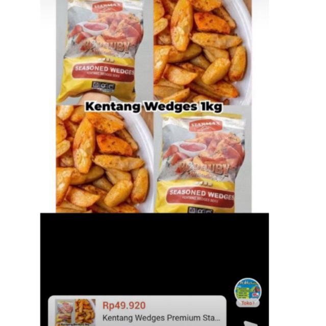 

kentang wedges UK. 1kg