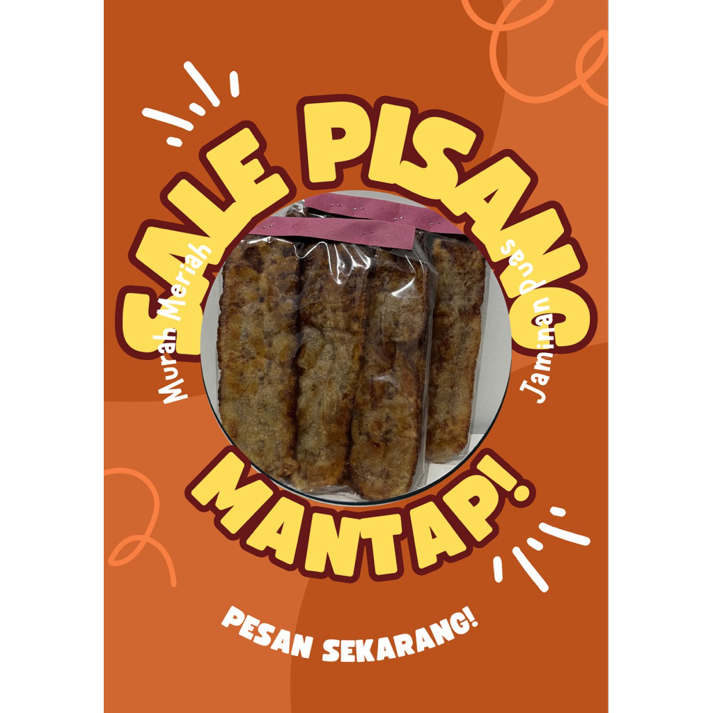 

SALE PISANG Super yang Krenyezz, Gurih, Manis